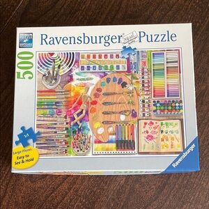 Ravensburger Large Piece Format Colorful Art Puzzle - 500 Pieces